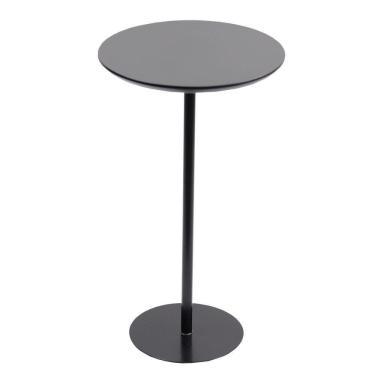 Imagem de Mesa Lateral 30cm (52cm Altura) Preto Acetinado