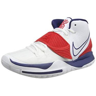 Imagem de Nike Men's Basketball Shoe Kyrie 6 USA White BQ4630-102 (Numeric_8_Point_5)