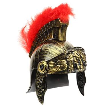 Imagem de Roupa de chapéu samurai para homens Fantasia de pirata masculina Fantasia de gladiador Fantasia de gladiador Capacete grego Fantasia de gladiador masculino Capacete romano Capacete de gladiador Vestuá