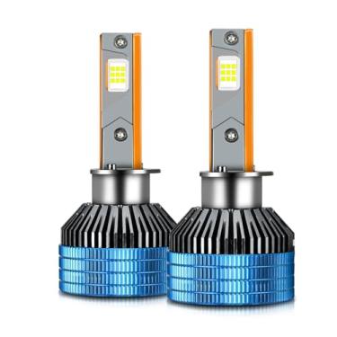 Imagem de Farol alto T17 H7 H4 H11 H13 9005 9006 9012 150W automotivo três tubos de cobre LED lâmpada de farol 20000LM LED luz do carro 6000K branco frio, kit de conversão de chip CSP ultra brilhante de type5