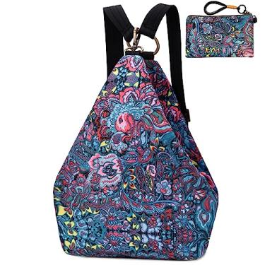 Imagem de Mochila feminina premium Black Butterfly, estilo boêmio, casual, moderna, leve e pequena, Small