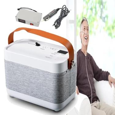 Imagem de CNAOHGHN Gerador de 0X2 portátil para uso doméstico/viagem, regulagem de fluxo de 1-3L/1-5 L com bateria,0X purity: 90%,com função de temporização