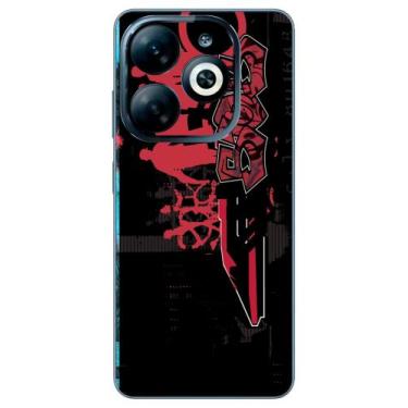 Imagem de Capa Adesivo Skin055 Verso Para Infinix Smart 8 Pro (X6525B) - KawaSki