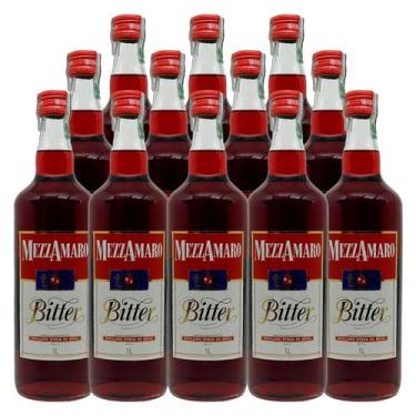Imagem de Bitter Amaro MezzAmaro Garrafa 1l 12 Unidades