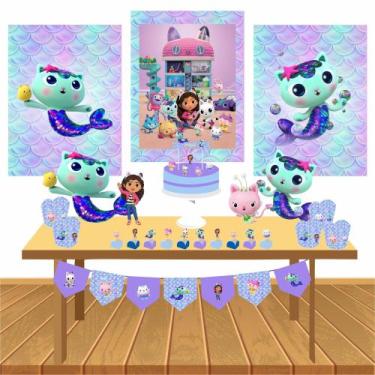 Imagem de Kit Festa Infantil Casa Mágica da Gabby Decoração Lembrancinha - Cg Mi