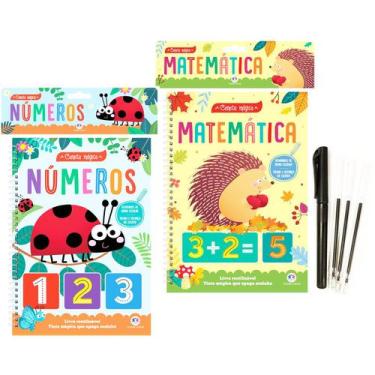 Imagem de Meu Primeiro Livro Didático Mágico Matemática Números 2 Vols Livro Reu