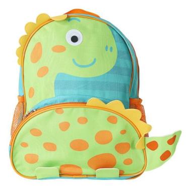 Imagem de Mochila Escolar Infantil De Costa Com Alça Criança Dinossauro Bicho An
