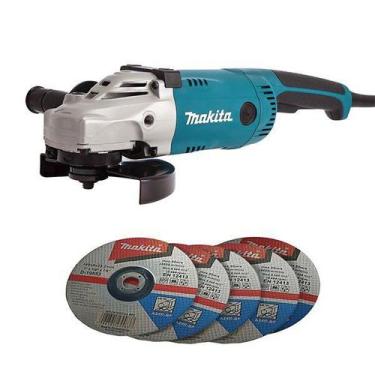 Imagem de Esmerilhadeira 7" GA7020P 220V 2.200W com 5 Discos - Makita, 220V