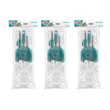 Imagem de Kit 3 Cabo para MOP Giratório Fit Completo Flash Limp RMOP0115