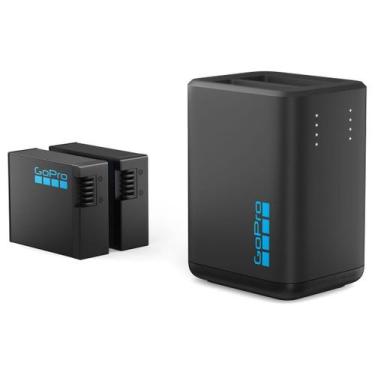 Imagem de Carregador Duplo + 2 Baterias Enduro Original para GoPro 13 Black