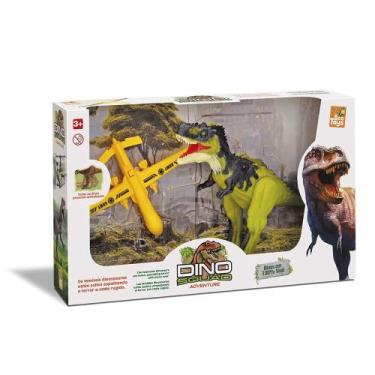 Imagem de Brinquedo Dinossauro Bee Toys Dino Squad Rajassauro, Unica