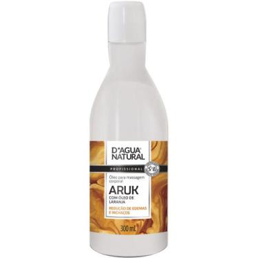 Imagem de Óleo para massagem corporal aruk laranja 300ml dágua natural - D'Água 