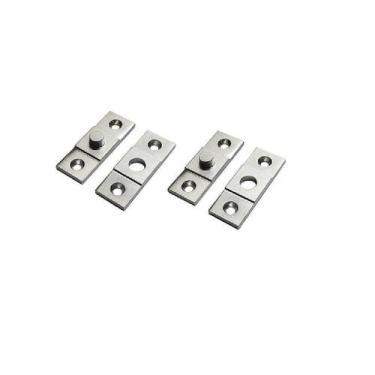 Imagem de Gonzo Ceteira Jogo Com 4 Peças Zamac Cromado Uniao Mudial - Uniao Mund