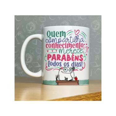 Imagem de Caneca personalizada de porcelana - Tema: Dia dos professores - 325ML 