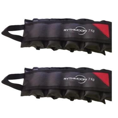 Imagem de Caneleira 7KG Tornozeleira De Peso Profissional Com Alça - Rythmoon, V