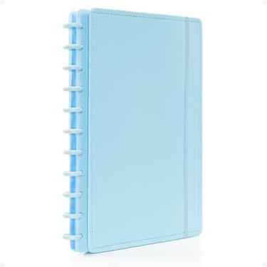 Imagem de Caderno De Discos Inteligente Folhas Pautadas Grande Diário - Hxt, Azu