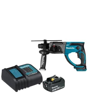 Imagem de Martelete Makita Rotativo Rompedor A Bateria 18v 3ah Dhr202z