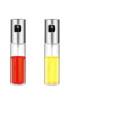 Imagem de Borrifador Spray Pulverizador De Azeite E Óleos Vidro Inox - OEM