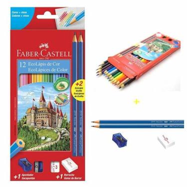 Imagem de 12 Lápis de Cor Ecolápis Faber Castell