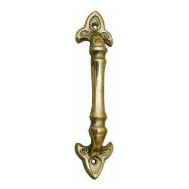 Imagem de Puxador Em Bronze Colonial Porta 18 Cm Peça Artesanal Móveis Portas - 