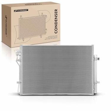 Imagem de A-Premium Condensador A/C de ar condicionado compatível com Hyundai Genesis Coupe 2013-2014 2.0L, substituição # 976062M500, 976062M501