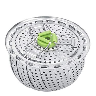 Imagem de Cesta para Vaporizador, Aço Inoxidável Dobrável e Expansível para Vaporizador de Vegetais Rack para Vaporizador Cesta de Metal Panela para Cozinhar para Alimentos Fritos Frutas