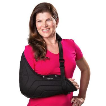 Imagem de Tipóia Velpeau Confortável Standard Com Ajuste Kestal, Preta, G