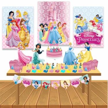 Imagem de Kit Festa Infantil Menina Princesas Lembrancinha Decoração - Cg Mimo K