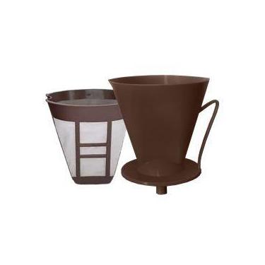 Imagem de Porta filtro + coador de café permamente Micromax