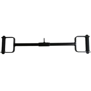 Imagem de Puxador barra pulley neutro reto puxador d romana 80cm - Famamultishop