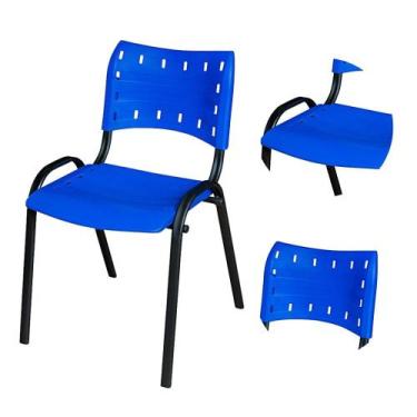 Imagem de Cadeira Ergonômica Escritório Igreja Recepção Encosto Home Office Empi