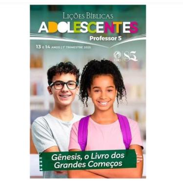 Imagem de Revista Lições Bíblica Adolescentes Professor 1º Trimestre 2025 - CPAD