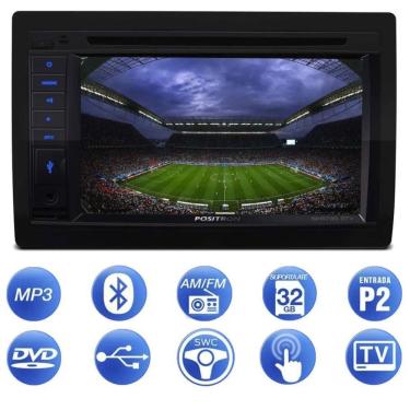 Imagem de Positron DVD 6,2" 2 DIN SP8730DTV TV/ BT/ USB/ SD/ Auxiliar