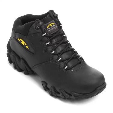 Imagem de Bota Bull Terrier Masculina Bruce Preta Couro Legítimo, 39