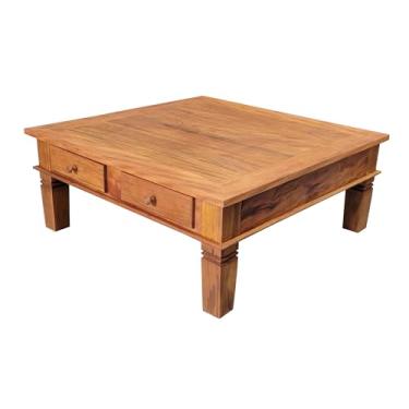 Imagem de Mesa de Centro Rústica Hioki em Madeira de Demolição - Cód 238