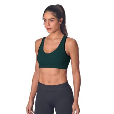 Imagem de Top Lupo Weves Raschel S/ Costura Alta Sustentação 71854-001, Verde ág