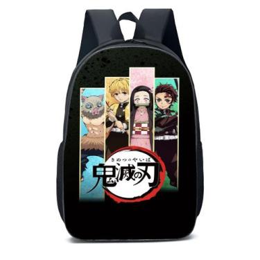 Imagem de Mochila Escolar Infanto Juvenil Anime Demon Slayer Novidades 0493 - Ge