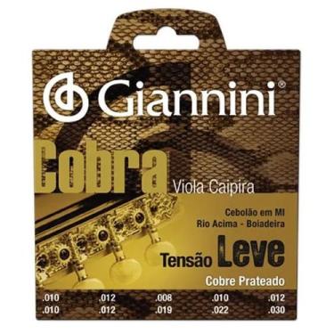 Imagem de Encordoamento para viola cobra giannini leve cebolao mi