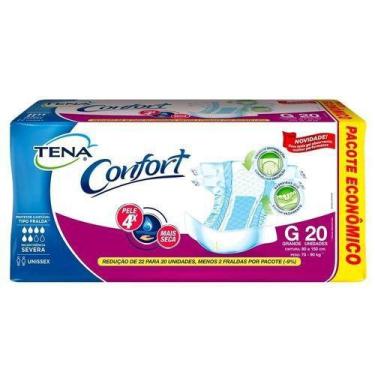 Imagem de Fralda geriatrica  tena confort biofral g c/ 20