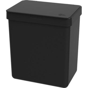 Imagem de Lixeira Brinox Preta 2,5 Litros