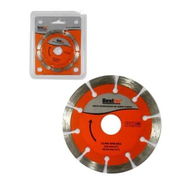 Imagem de Disco Diamantado De Corte Seco Concreto Tijolos 110MM - BESTFER