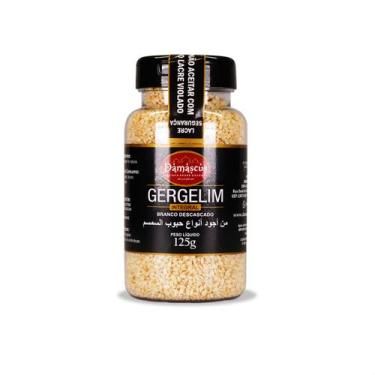 Imagem de Gergelim Branco Descascado Integral Árabe Damascus Cozinha 125g