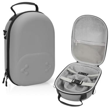 Imagem de Geekria Shield VR Headset Carrying Case Compatible with Meta Q3S Hard Shell Travel Storage Bag VR Gaming Accessories with Shoulder Strap, For Travel and Home Use (Grey)