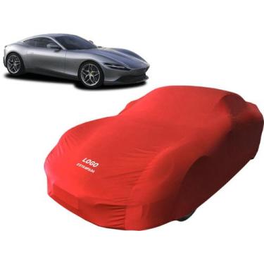Imagem de Capa Cobrir Carro Totalmente De Lycra Ferrari Roma - Mz, Vermelha