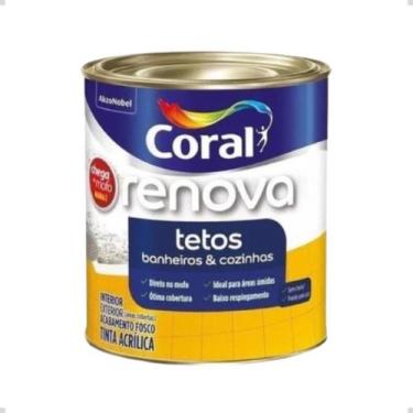 Imagem de Tinta Renova Chega De Mofo Acrilica 900 Ml Branco Coral