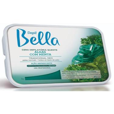 Imagem de Cera Depilatória Quente Depil Bella Algas e Menta 1Kg