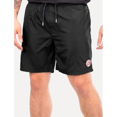 Imagem de Short Original Penguin Masculino D'Água Basic Patch Preto, P