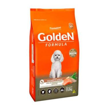 Imagem de Ração Premier Golden Fórmula Mini Bits para Cães Adultos Salmão e Arro