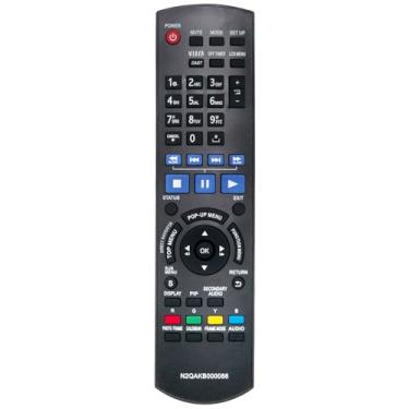 Imagem de Beyution Controle remoto de substituição N2QAKB000086 compatível com Panasonic Blu-ray Disc DVD Player DMP-B500 DMPB500 DMP-B500EB DMPB500EB DMP-B500EG DMPB500EG