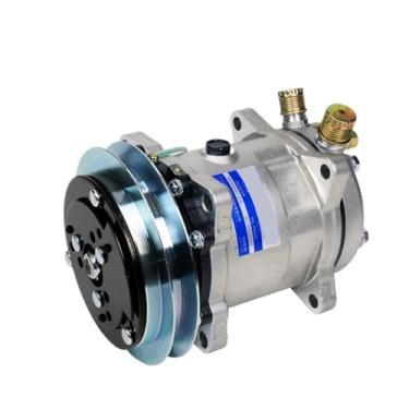 Imagem de Bomba compressora de ar condicionado automotivo, 1 peça, 12/24v, para sistema de ar condicionado automotivo, bomba de ar frio de uso geral modificado(C)